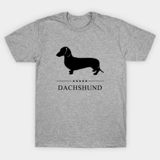 Dachshund Black Silhouette T-Shirt